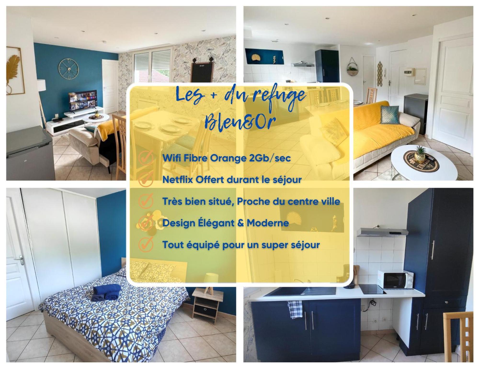 Le Refuge Bleu Et Or Apartment Lourdes Exterior photo