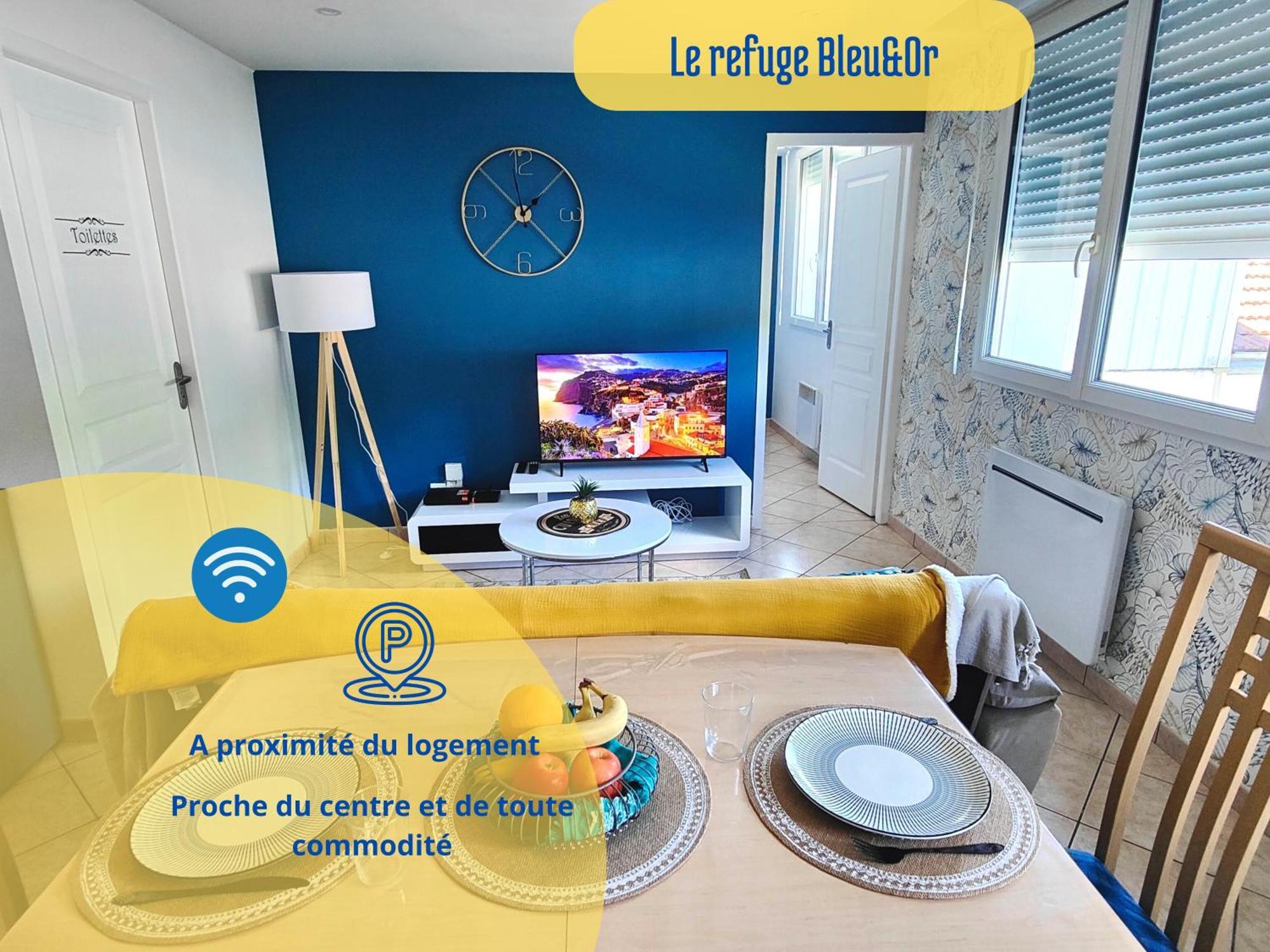 Le Refuge Bleu Et Or Apartment Lourdes Exterior photo